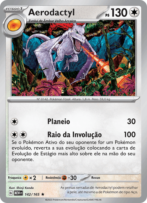 Aerodactyl, carte 142 de 151