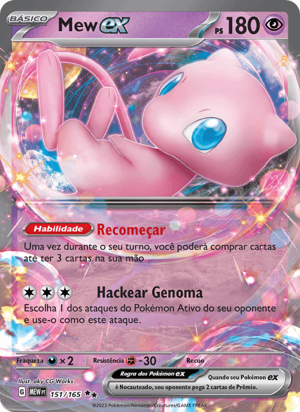 Mew ex, card 151 from 151