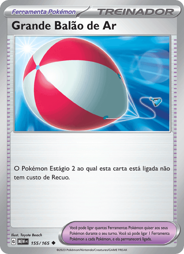 Grande Balão de Ar, carta 155 de 151