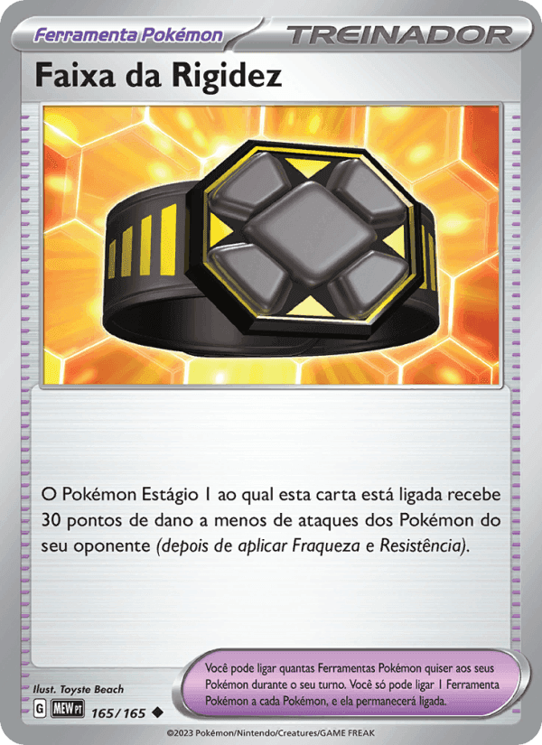 Faixa da Rigidez, card 165 from 151