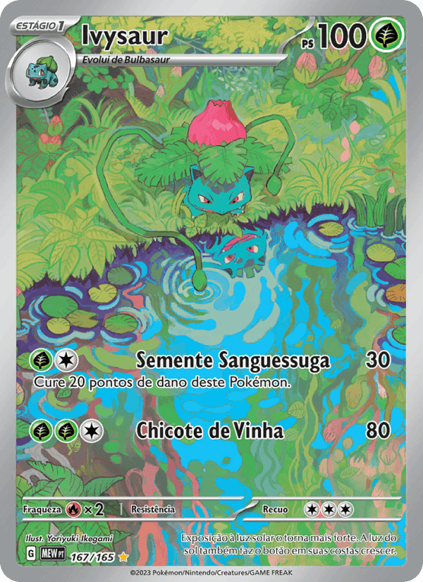 Ivysaur, carta 167 de 151