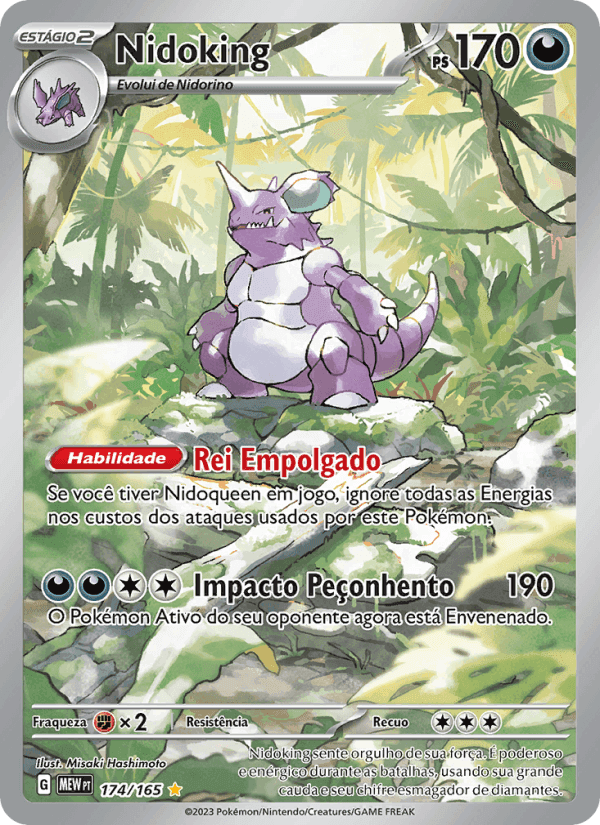Nidoking, carta 174 de 151