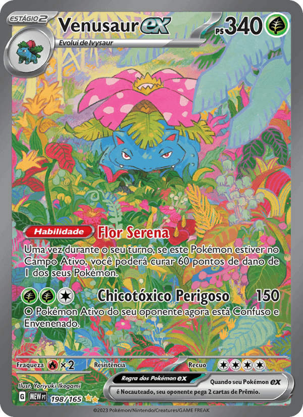 Venusaur ex, card 198 from 151