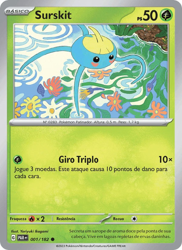 Surskit, carta 001 de Fenda Paradoxal