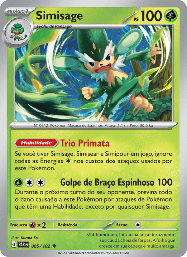 Simisage, carta 005 de Fenda Paradoxal