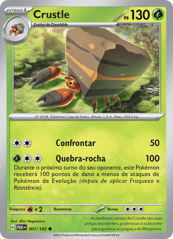Crustle, carte 007 de Fenda Paradoxal