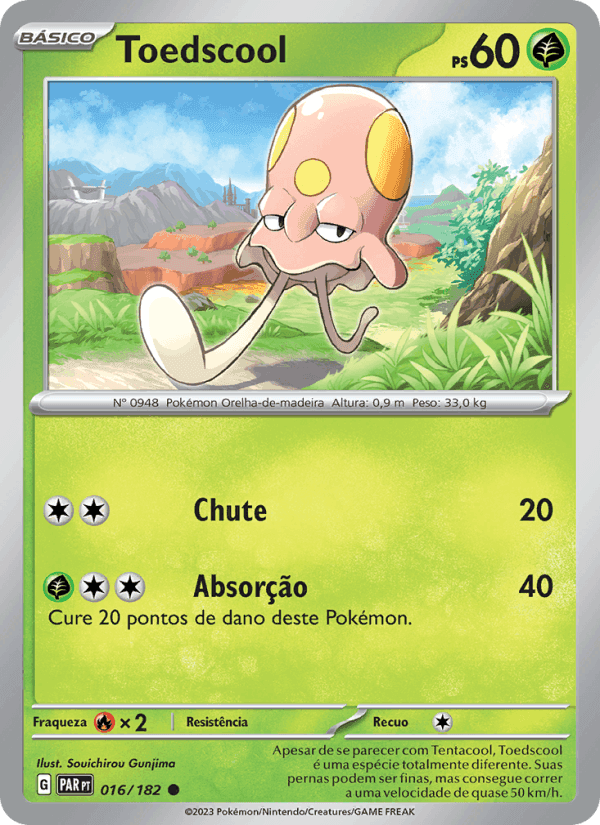 Toedscool, carta 016 de Fenda Paradoxal