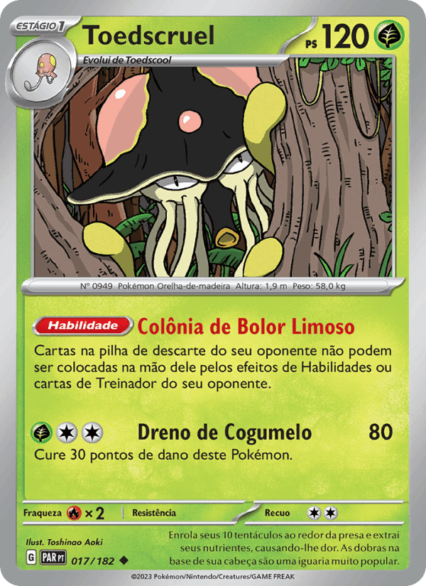 Toedscruel, carte 017 de Fenda Paradoxal