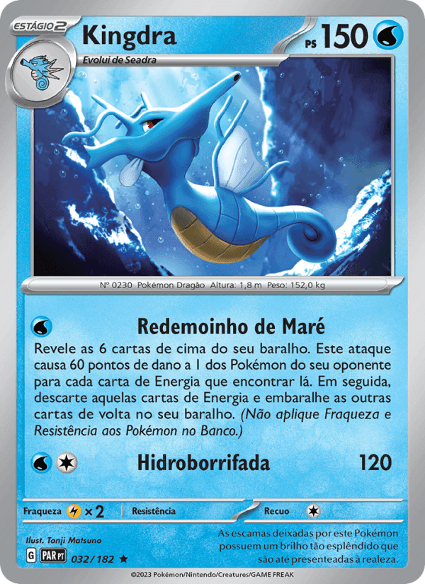 Kingdra, carte 032 de Fenda Paradoxal
