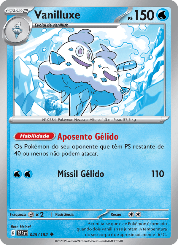 Vanilluxe, carte 045 de Fenda Paradoxal