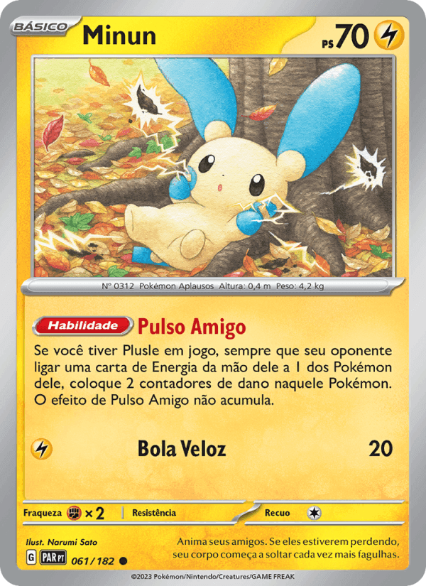 Minun, carta 061 de Fenda Paradoxal