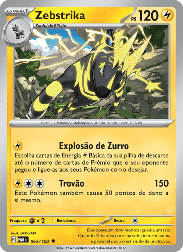 Zebstrika, carta 063 de Fenda Paradoxal