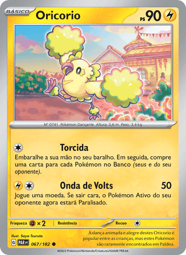 Oricorio, card 067 from Fenda Paradoxal
