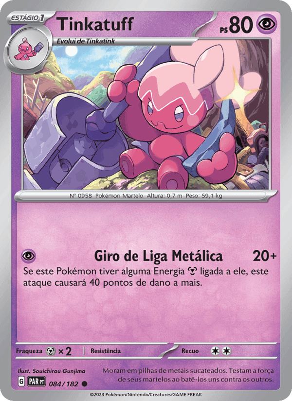 Tinkatuff, carta 084 de Fenda Paradoxal