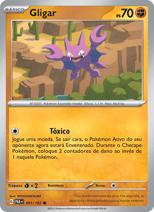 Gligar, card 091 from Fenda Paradoxal