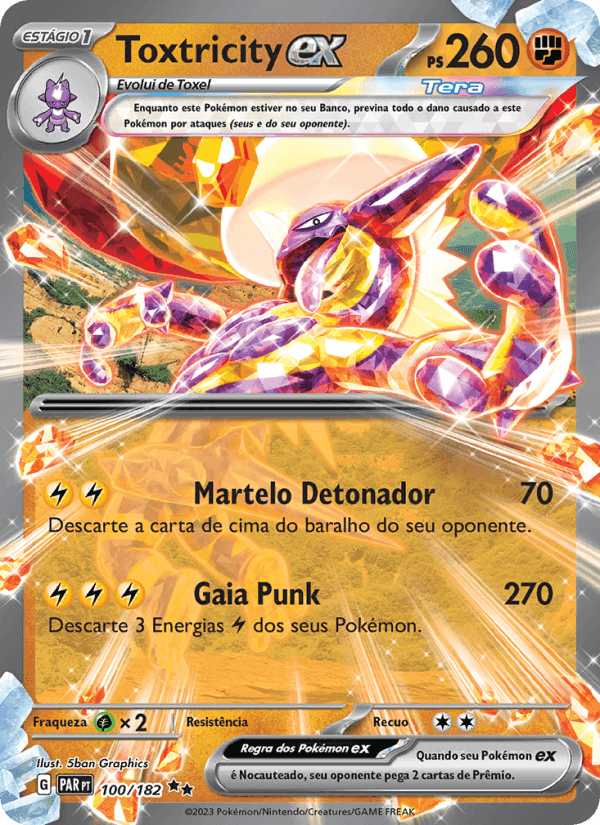 Toxtricity ex, carta 100 de Fenda Paradoxal