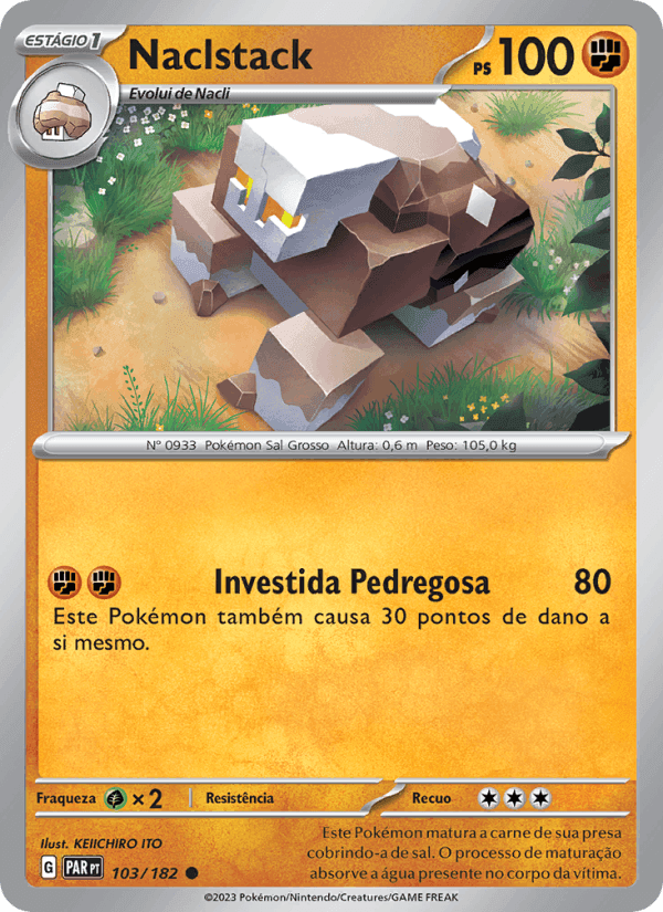 Naclstack, carta 103 di Fenda Paradoxal