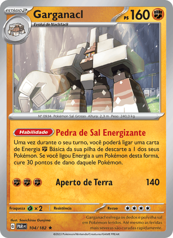 Garganacl, carta 104 de Fenda Paradoxal