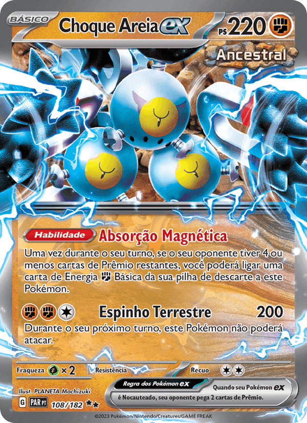 Choque Areia ex, card 108 from Fenda Paradoxal