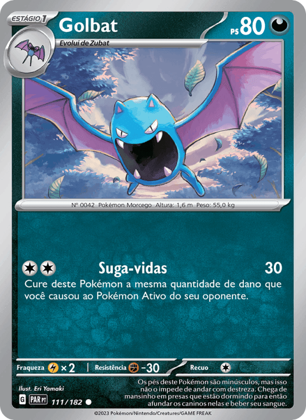 Golbat, carta 111 de Fenda Paradoxal