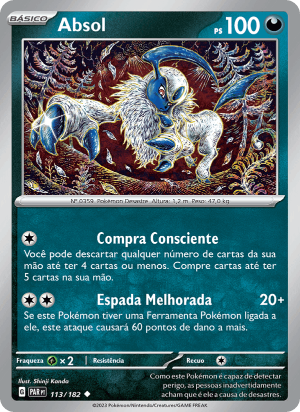 Absol, carta 113 de Fenda Paradoxal