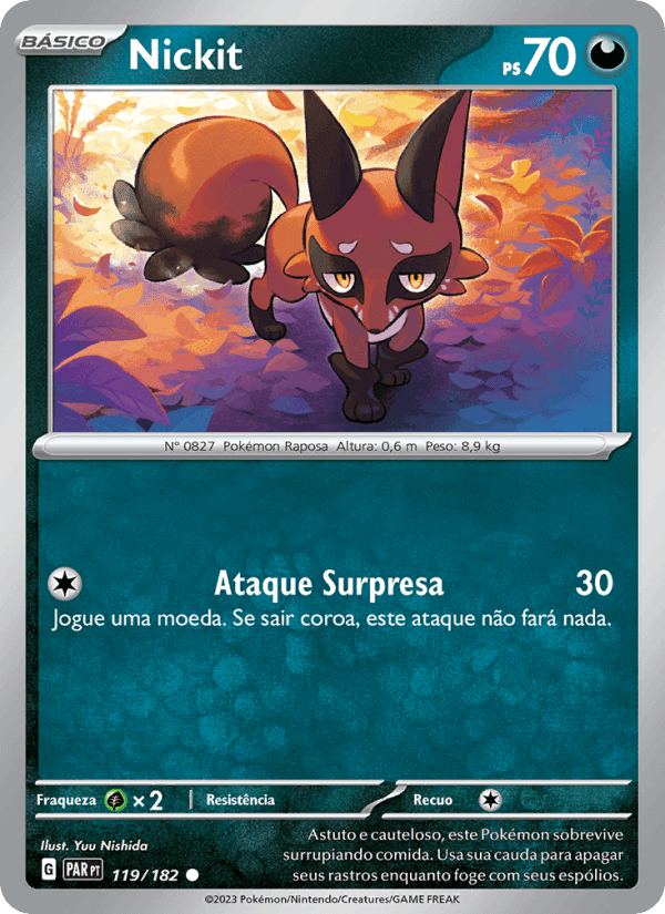 Nickit, carta 119 de Fenda Paradoxal
