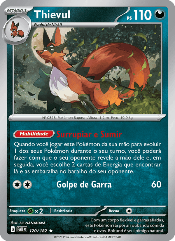 Thievul, carta 120 de Fenda Paradoxal