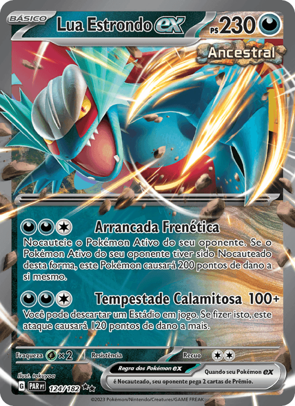 Lua Estrondo ex, card 124 from Fenda Paradoxal