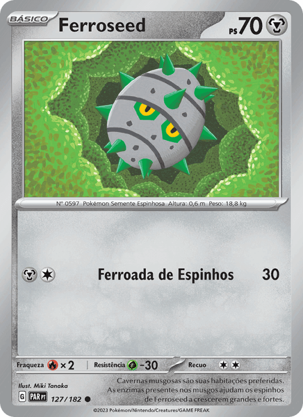 Ferroseed, card 127 from Fenda Paradoxal