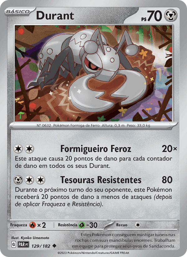 Durant, carta 129 de Fenda Paradoxal
