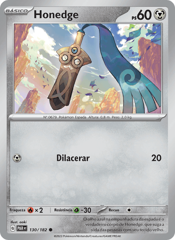 Honedge, carta 130 de Fenda Paradoxal