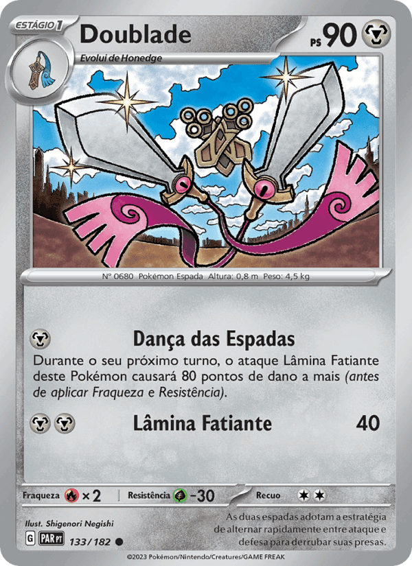 Doublade, carta 133 de Fenda Paradoxal