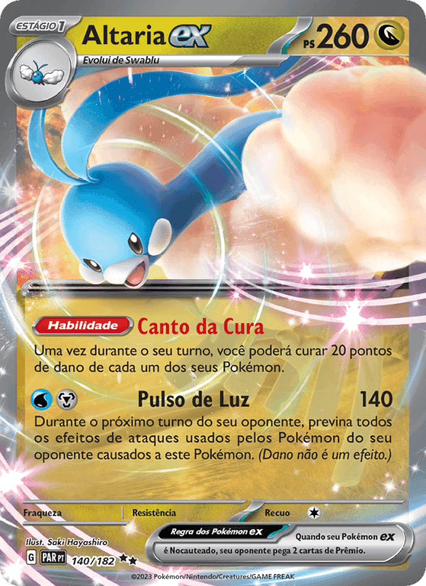 Altaria ex, carta 140 de Fenda Paradoxal