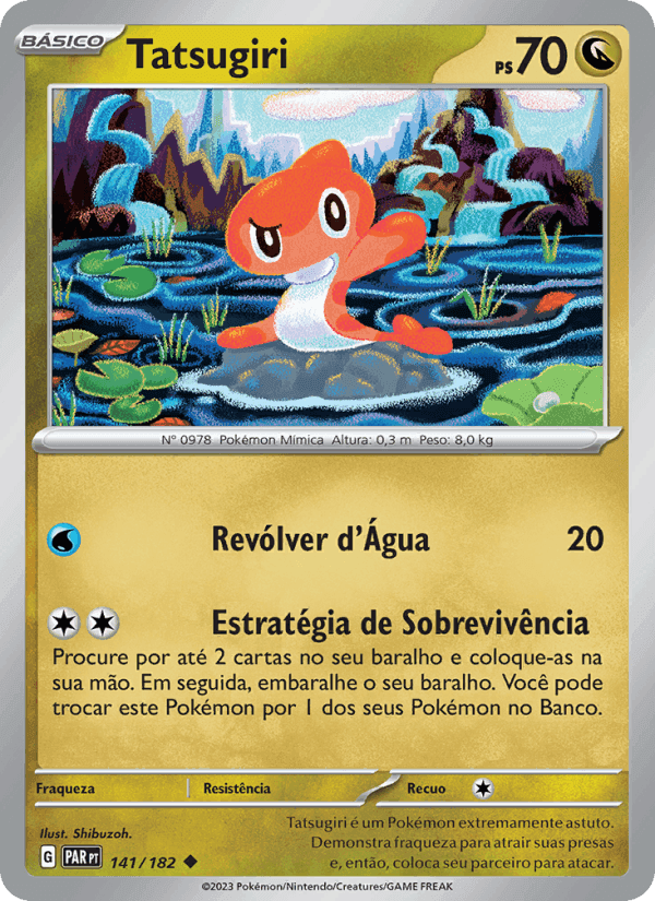 Tatsugiri, carta 141 de Fenda Paradoxal