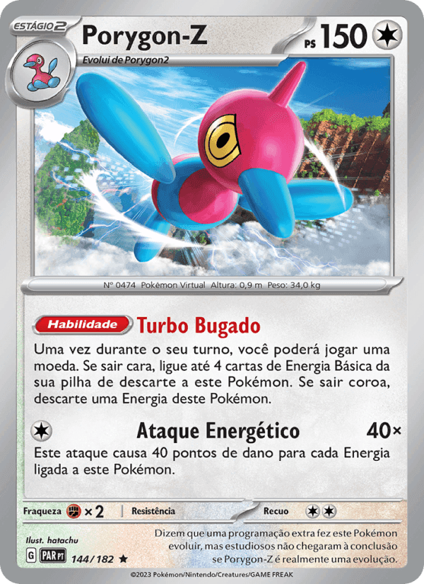 Porygon-Z, carta 144 de Fenda Paradoxal
