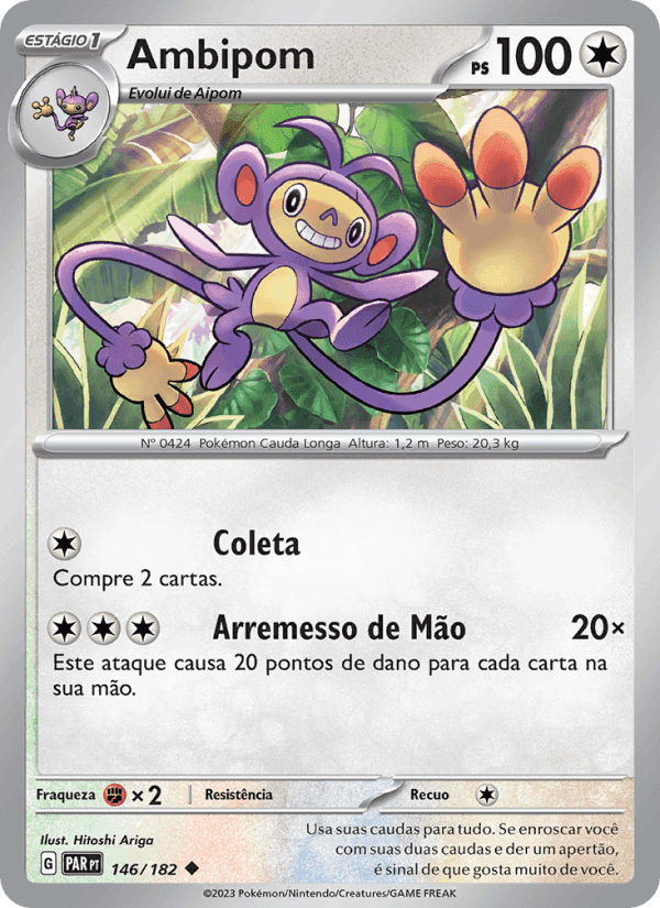 Ambipom, carta 146 de Fenda Paradoxal