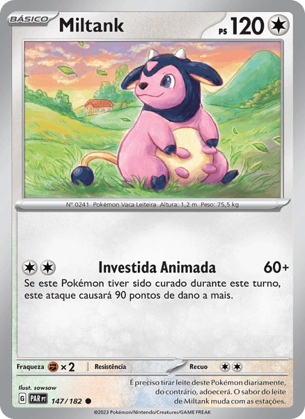 Miltank, carta 147 de Fenda Paradoxal