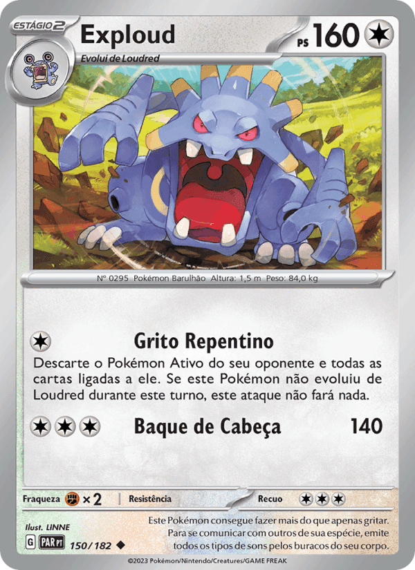Exploud, carta 150 de Fenda Paradoxal