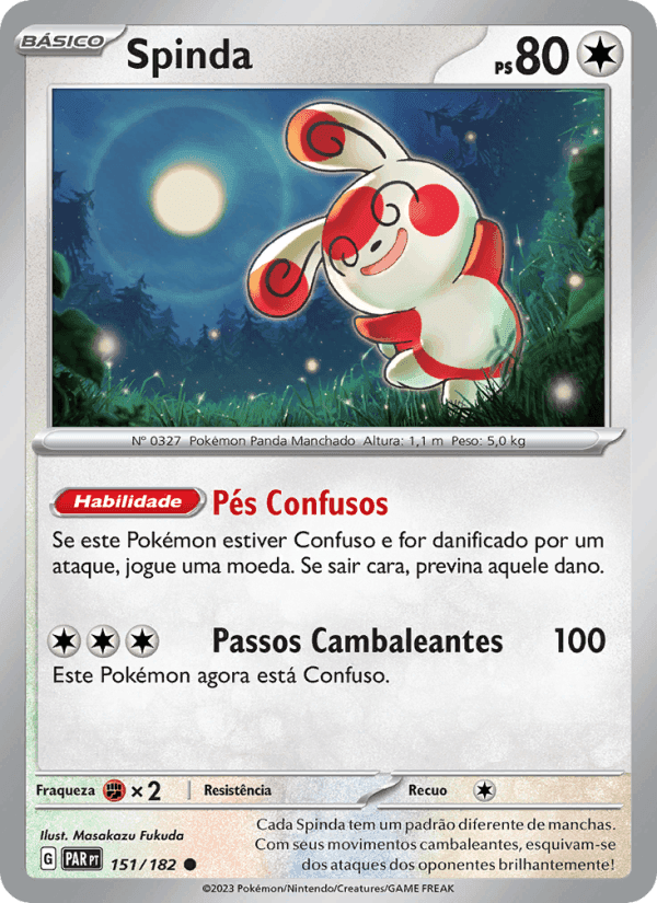 Spinda, carta 151 de Fenda Paradoxal