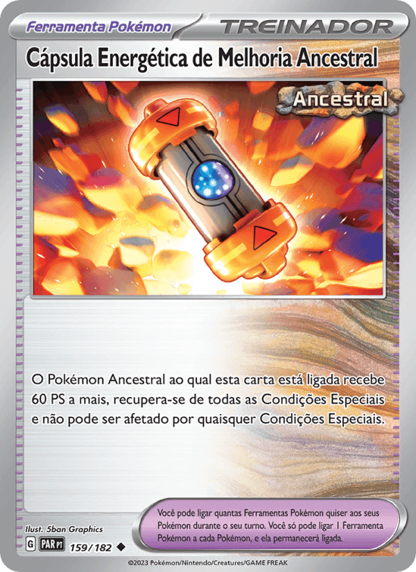 Cápsula Energética de Melhoria Ancestral, carta 159 di Fenda Paradoxal