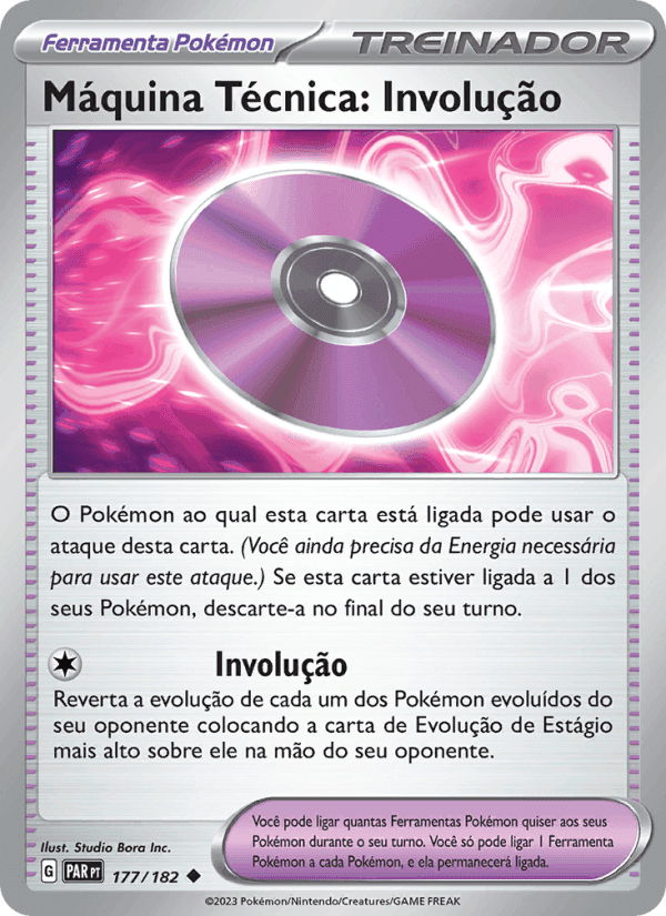 Máquina Técnica: Involução, carta 177 de Fenda Paradoxal