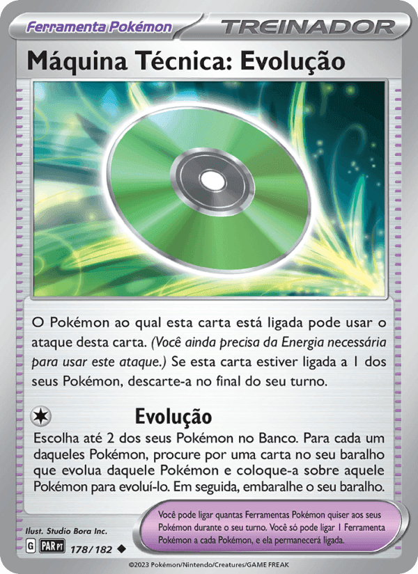 Máquina Técnica: Evolução, card 178 from Fenda Paradoxal