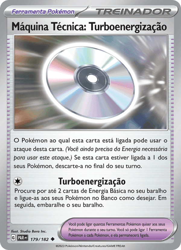 Máquina Técnica: Turboenergização, carta 179 de Fenda Paradoxal
