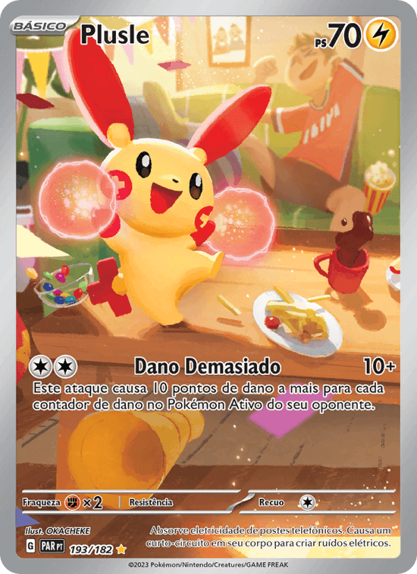 Plusle, carta 193 di Fenda Paradoxal
