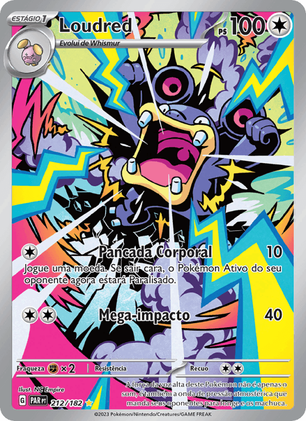 Fenda Paradoxal の 212 番、Loudred