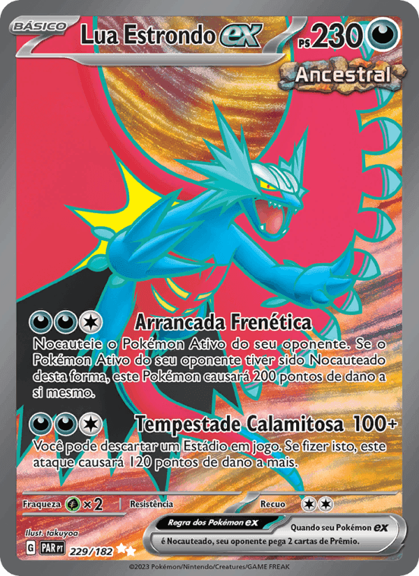 Lua Estrondo ex, carta 229 di Fenda Paradoxal
