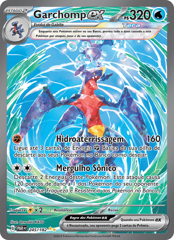 Garchomp ex, carta 245 de Fenda Paradoxal