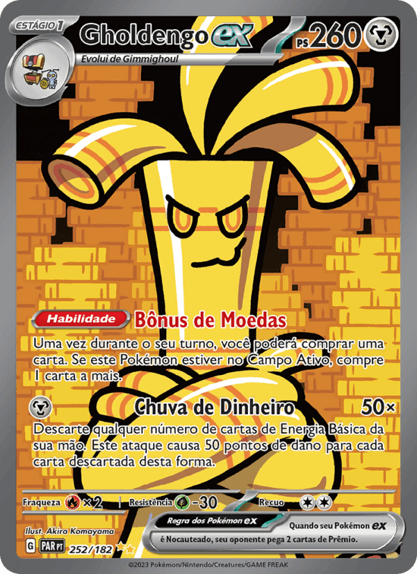 Gholdengo ex, carta 252 de Fenda Paradoxal