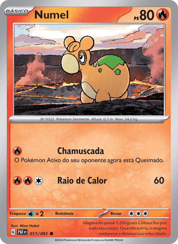 Numel, carta 011 de Destinos de Paldea