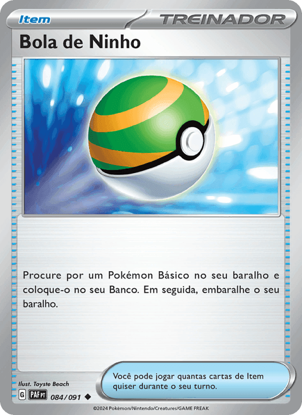 Bola de Ninho, carta 084 de Destinos de Paldea